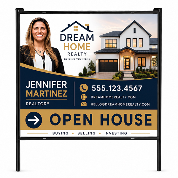 Real Estate Signs- Double Sided - 24X18