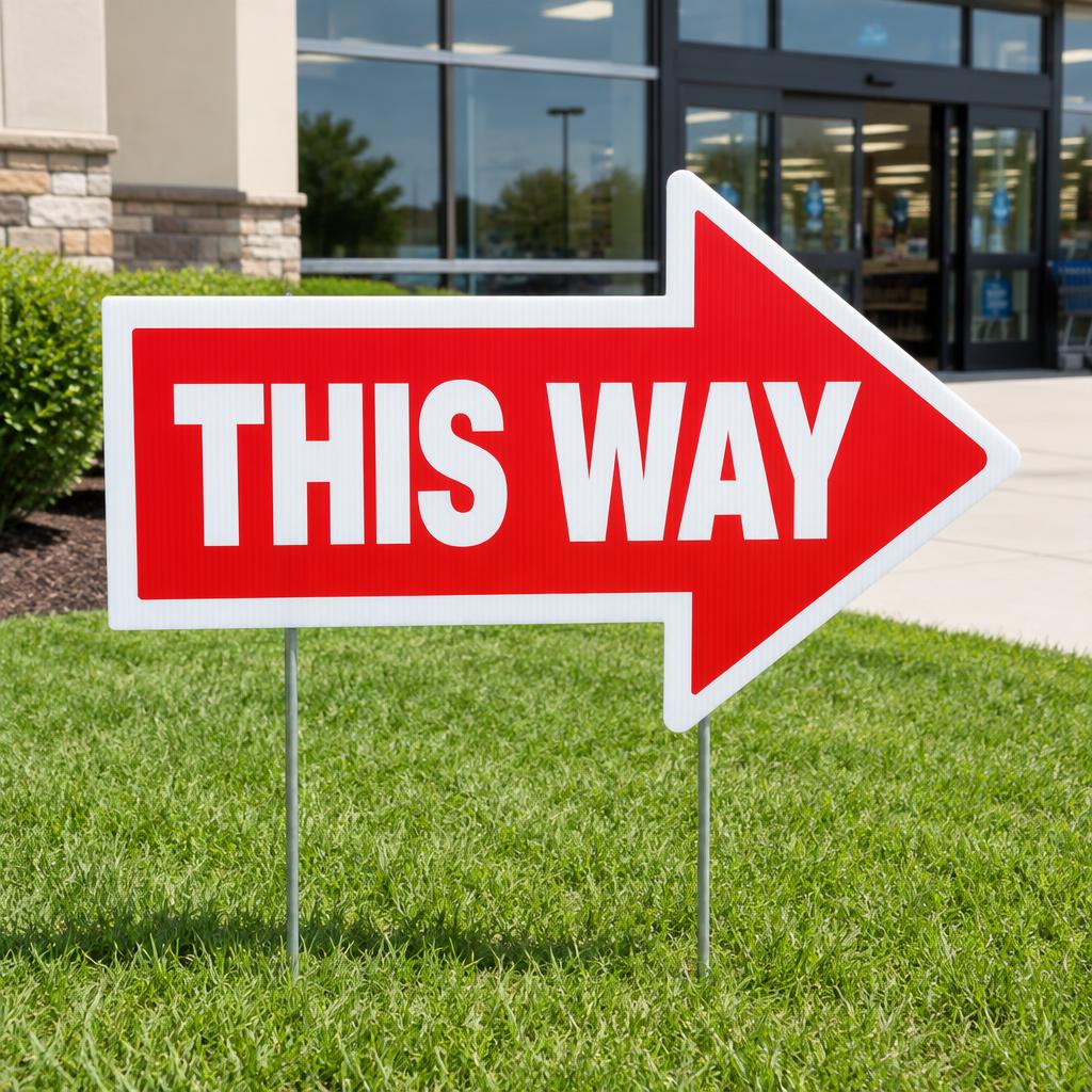 Arrow & Custom Cutout Signs
